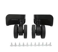 360 Swivel Luggage Wheels Replacement, Travel Luggage Casters for Suitcases Repair, 2pcs