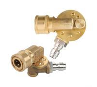360 Swivel Nozzle 1/4in Copper High Pressure Cleaner(7 gear switching) | 360-degree swivel action, reaches tight corners, under cars, behind furniture, copper build