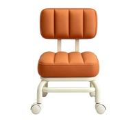 360 Swivel Rolling Stool - Impermeable Thickened Padded Bench Furniture | with Backrest - Pantalón corto con ruedas para el hogar, oficina, garaje, tienda de estudio y baño de cocina