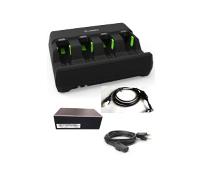 3600 BATTERY CHARGER KIT: INCLUDES 4 SLOT CHARGER (SAC3600-4001CR) POWER SUPPLY (PWR-BGA12V50W0WW), DC LINE CORD (CBL-DC-451A1-01) & AC