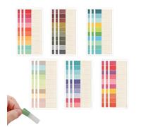 3600 Tiras Adhesivas 18 Bloques Pastel Post It Para Libros Marcadores Adhesivos Notas Transparentes Etiquetas Índice Suministros Oficina