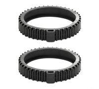 360482 V2 Kit de neumáticos de repuesto, para Pentair para rebel y para limpiadores de piscina Tucson, ruedas de goma de alta tracción, para un mejor agarre en superficies Pebble Tec (paquete de 2)