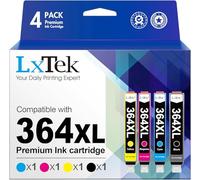 364 364 XL para HP 364XL Cartuchos de Tinta para HP Deskjet 3070A 3520 | Tinta 364XL Compatible con HP Officejet 4620 4622 Photosmart 5510 5514 5515 5520 5524 6510 6520 6515 6525 7510 7520, 4 Pack