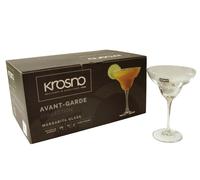 (36443) LOTE 6 COPAS CRISTAL MARTINI VERMUT MARGARITA AVANT GARDE KROSNO 200ML