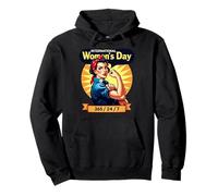 365/24/7 Feminist Power International Women’s Day Sudadera con Capucha