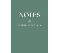 365-Day Bible Reading Plan A4 Notebook: Extra thick, 365-Day Bible Reading Plan Notebook | One-Year Notebook with 500 Pages