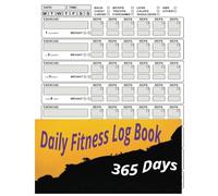 365-Day Daily Fitness Journal & Tracker: 8.5” x 11” Fitness Sheet to Record Workouts, Track Progress, and Stay Motivated