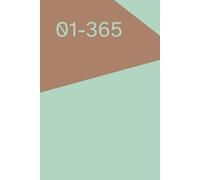 365-Day Daily Planner 6”x9” - Hardcover in Trendy Colors, Motivational Quote on First Page, Elegant Design, Gift Idea for Women & Men, Journaling, School or Office Use, color cover MINT