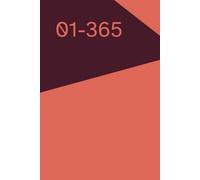 365-Day Daily Planner 6”x9” - Hardcover in Trendy Colors, Motivational Quote on First Page, Elegant Design, Gift Idea for Women & Men, Journaling, School or Office Use, cover color CORAL