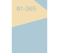 365-Day Daily Planner 6”x9” - Hardcover in Trendy Colors, Motivational Quote on First Page, Elegant Design, Gift Idea for Women & Men, Journaling, School or Office Use, color cover POWDER BLUE