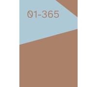 365-Day Daily Planner 6”x9” - Hardcover in Trendy Colors, Motivational Quote on First Page, Elegant Design, Gift Idea for Women & Men, Journaling, School or Office Use, color cover MOCHA