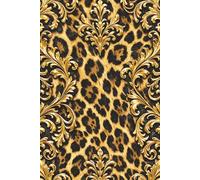 365-Day Journal - A Year of Thoughts: Black and Gold Leopard Skin - Baroque-Style Pattern Cover Design | Lined Pages for Daily Notes and Reflections - ... Gift for Someone Who Has Everything