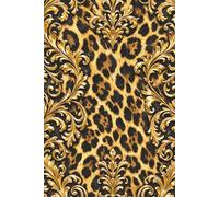365-Day Journal - A Year of Thoughts: Black and Gold Leopard Skin - Baroque-Style Pattern Cover Design | Lined Pages for Daily Notes and Reflections - ... Gift for Someone Who Has Everything