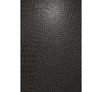 365-Day Journal - A Year of Thoughts.: Black Baby Crocodile Skin-Inspired Cover Design | Lined Pages for Daily Notes, Ideas and Reflections - With Monthly Inspirational Quotes.