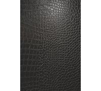 365-Day Journal - A Year of Thoughts.: Black Baby Crocodile Skin-Inspired Cover Design | Lined Pages for Daily Notes, Ideas and Reflections - With Monthly Inspirational Quotes.