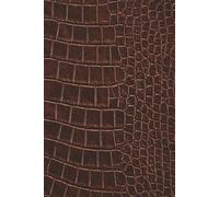 365-Day Journal - A Year of Thoughts: Brown Crocodile Skin-Inspired Cover Design | Lined Pages for Daily Notes and Reflections - With Monthly Inspirational Quotes.
