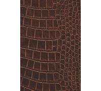 365-Day Journal - A Year of Thoughts: Brown Crocodile Skin-Inspired Cover Design | Lined Pages for Daily Notes and Reflections - With Monthly Inspirational Quotes.