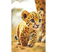 365-Day Journal - A Year of Thoughts. Leopard Notebook.: Lined Pages for Daily Notes, Reflections, and Ideas - With Monthly Inspirational Quotes.