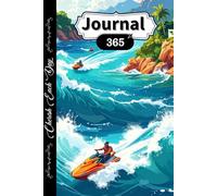 365 Day Personal Journal Water Sports Ski Cover: The, lined, undated, daily notebook is perfect for your journey of self-reflection and personal growth.