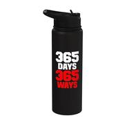 365 días, 365 ways Stainless Steel Insulated Water Bottle