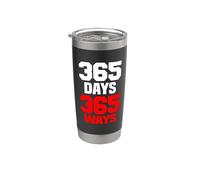 365 días, 365 ways Vaso térmico de acero inoxidable de doble pared
