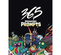 365 Drawing Prompts: Daily Sketchbook that Sparks Creativity and Imagination-Large 8"x10" (Over 365 pages)
