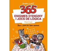365 enigmes d'enginy i jocs de lògica: Enigmes i endevinalles per a nens i nenes (No ficción ilustrados)