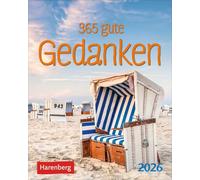 365 gute Gedanken Mini-Geschenkkalender 2026: Tisch-Tageskalender für einen lieben Menschen. Jeden Tag ein positiver Gedanke oder schönes Zitat mit dem Mini-Kalender zum Aufstellen