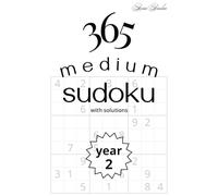 365 medium Sudoku puzzles (with solutions) - Year 2