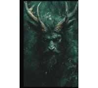 365-Page Celtic Viking inspired Notebook - The Hunter: Each page features a subtle Celtic knot backdrop