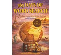 365 Word Search Puzzles: A Relaxing, Easy-to-Read Travel-Themed Word Search Book for Adults, Seniors and Teens | 365 Puzzles