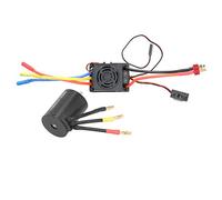 3650 Waterproof 3100KV Brushless Motor and 60A ESC Set, High Performance RC Car Motor ESC Combo with 5.8V 3A BEC, for 1 10 Scale Off Road Vehicles Like SCX10 TRX4