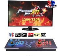 36800 Games in 1 Download Function 3D Pandora's Box, 3D Arcade Game Console Support Download Add Extra Game, 3D Game, 1280x720 Full HD, Search/Save/Pause Game, 4 Players Online Game