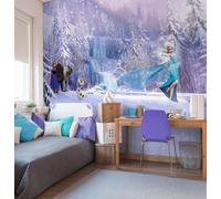 368x254 CM Disney Frozen Foto Pintado Elsa Anna Christof Pared Mural Azul Room