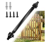 36cm muelle puerta, cierre automatico puerta cierrapuertas, muelle cierrapuertas con Tornillos, Cierre De Puerta Ajustable para Puertas De Jardín Puerta De Madera