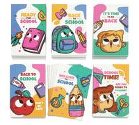 36PCS Back to School Notepads for Kids - First day of School Teacher Prize Gifts Party Favors Supplies