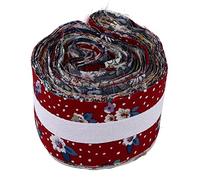 36pcs Jelly Roll Fabrica Rich Bright Color Aplicación ancha de algodón suave de algodón puro para ropa DIY