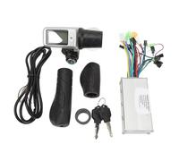 36V 48V 500W 28A Controlador sin escobillas de onda sinusoidal Kit de manija del acelerador Controlador de velocidad Empuñadura del acelerador con panel para conversión de