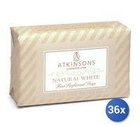 36x Paquete Atkinson Jabón Natural Blanco