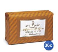 36X Paquete Atkinson Jabón Sándalo-Marrón