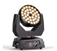 36X10W Cabeza Movil LED DMX512 Zoom Beam Wash Efecto Luces RGBW 4 en 1 Iluminación de escenario para Navidad Fiestas DJ profesional Conciertosventos