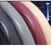 37-38CM Nueva Cubierta para Volante Coche Resistente Al Desgaste En Relieve Sin Anillo Interior Banda Elástica Cubierta Manija Cubierta de Volante(3)
