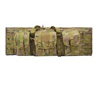 37" 42" 47" 55" Soft Double Rifle Bag, Double Rifle Case Soft Bag Gun Case, Lockable Shotgun Case with Backpack Straps, for Shooting Hunting Carrying(CP,47in/118cm)