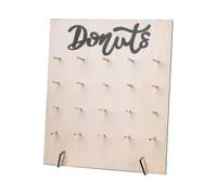 (37.6*45cm)Wooden Donut Stand Display Doughnut Holder Donuts Rack Wall Rack Holder Durable Donut Holder For Wedding