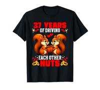 37 aniversario de bodas 37 años conduciendo unos a otros locos Camiseta