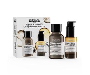 ¡37% DTO! Set 2 Minis Absolut Repair Molecular Champu+Aceite Bifásico 150 ml