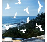 37 Piezas Pegatinas para Ventanas de Protección Contra Aves, Pegatinas de Ventana Anticolisión para Pájaros, Protección Contra Pájaros de Cristal, para Proteger la Puerta de Cristal y Ahorrar Pájaros