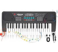 37 Teclas Piano para Niños Teclado Musical, Electrónicos Teclado Piano con Micrófono Multifuncionales Portátiles Educativo Cumpleaños Regalo Juguetes para 3 4 5 6 7 8 Años Niñas Niños