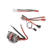 370 380 390 Brushed Motor with 30A Speed Controller DC Power Combo 2.4V-8V Support Execution Unit 1SET(390 30A Combo)