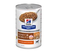 Hill´s Prescription Diet K/d J/d Kidney Care + Mobility Pollo Perro Latas 370 Gr